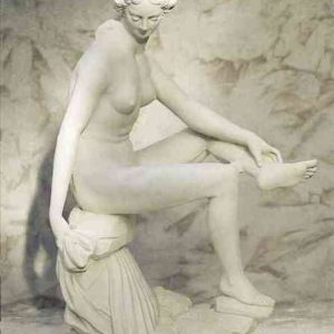 Zittende vrouw