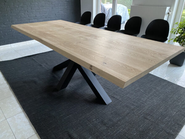 Aerts massief eiken, eettafel, onderstel naar keuze, A-keuze - Afbeelding 22