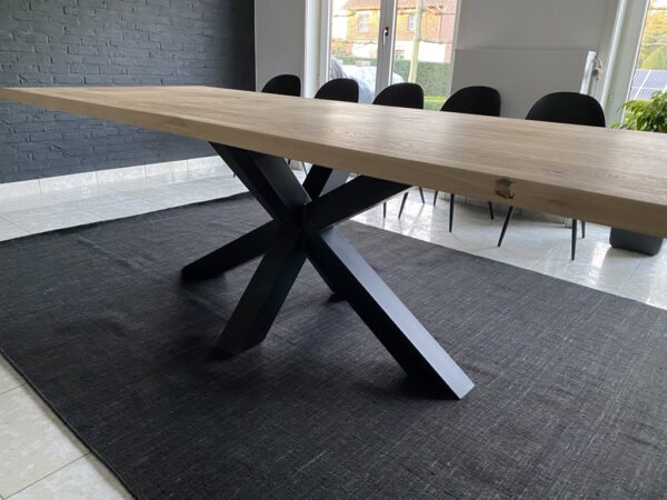 Aerts massief eiken, eettafel, onderstel naar keuze, A-keuze - Afbeelding 23