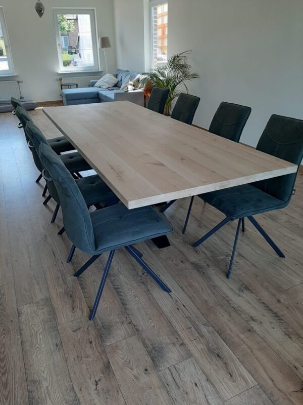 Aerts massief eiken, eettafel, onderstel naar keuze, A-keuze - Afbeelding 36