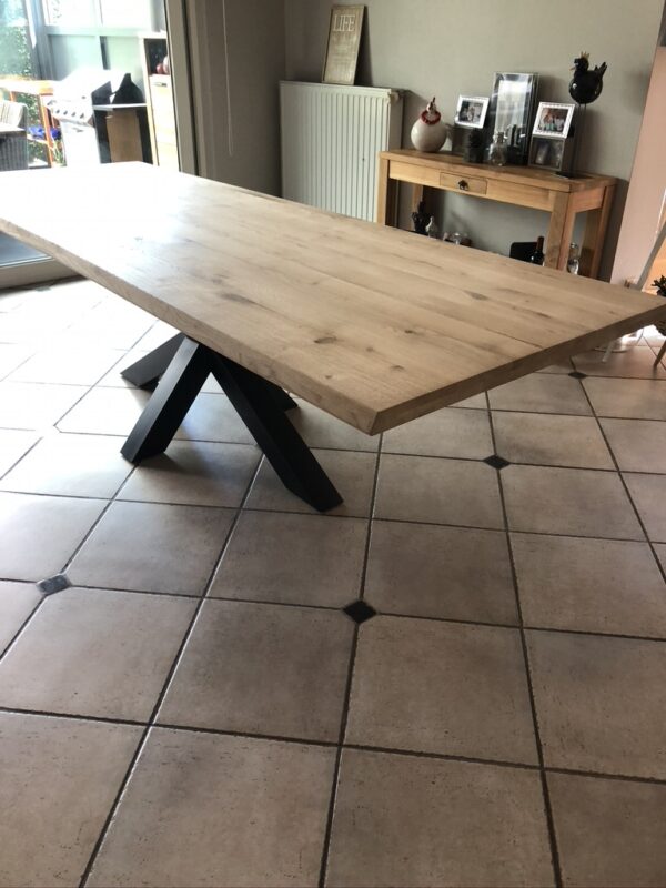 Aerts massief eiken, eettafel, onderstel naar keuze, A-keuze - Afbeelding 40