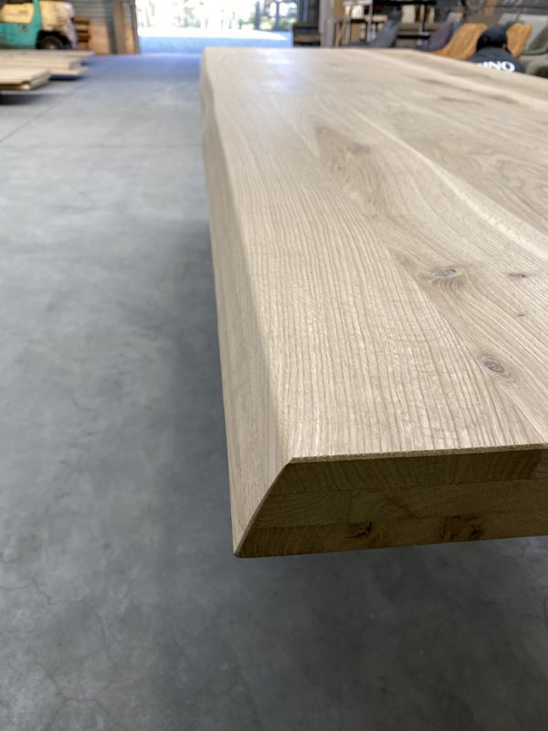 Aerts eiken eettafel 6 cm dik + spinpoot - Afbeelding 13