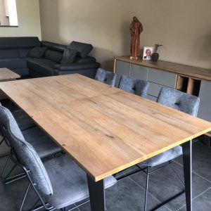 Box eetkamertafel, vintage grey