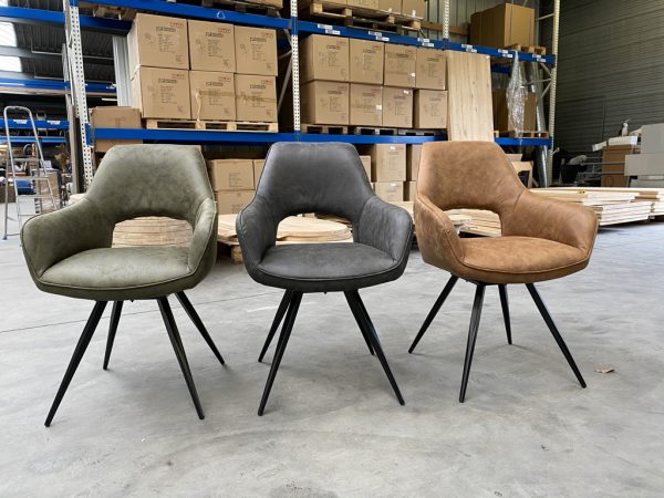 Dante eetkamerstoel, 3 kleuren, A-keuze