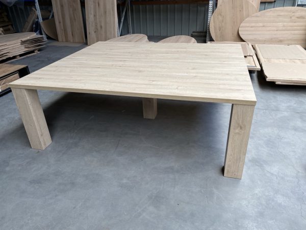 Eettafel, vierkant 190-220 cm - Afbeelding 3