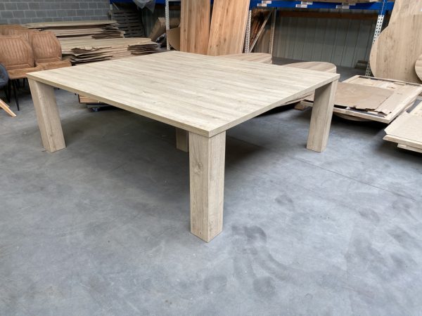 Eettafel, vierkant 190-220 cm - Afbeelding 2