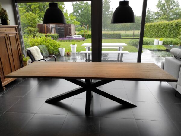 Aerts massief eiken, eettafel, onderstel naar keuze, A-keuze - Afbeelding 49