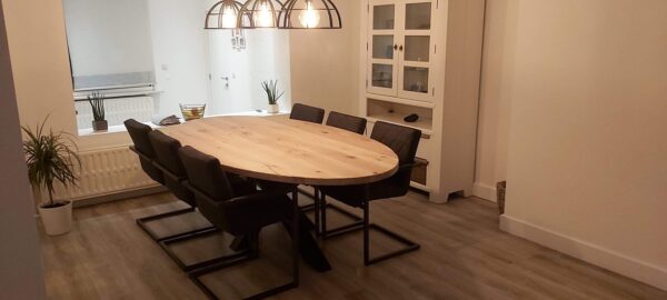 Aerts massief eiken, eettafel, ovaal + spinpoot, A-keuze - Afbeelding 83
