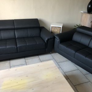 Fabien, 2 + 3 zit, zwart