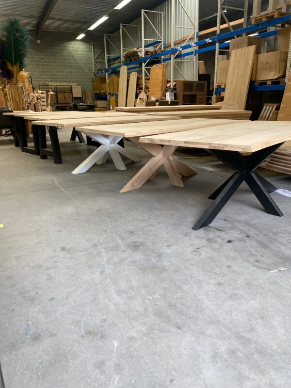 Aerts massief eiken, eettafel, onderstel naar keuze, A-keuze - Afbeelding 15