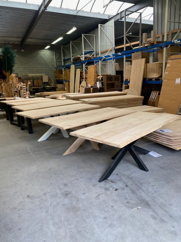 Aerts massief eiken, eettafel, onderstel naar keuze, A-keuze - Afbeelding 16
