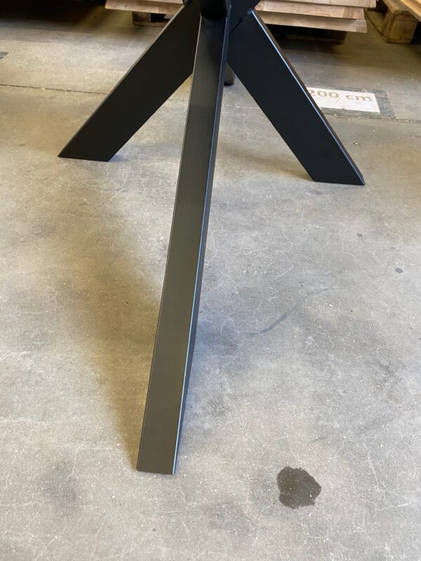 Aerts eiken eettafel 6 cm dik + spinpoot - Afbeelding 37