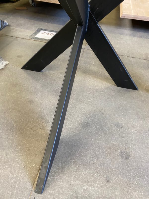 Aerts eiken eettafel 6 cm dik + spinpoot - Afbeelding 41