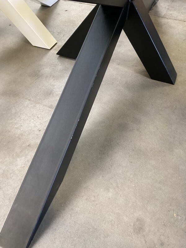 Aerts eiken eettafel 6 cm dik + spinpoot - Afbeelding 45