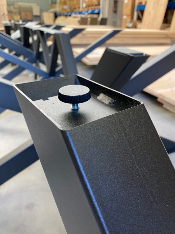 Aerts eiken eettafel 6 cm dik + spinpoot - Afbeelding 31