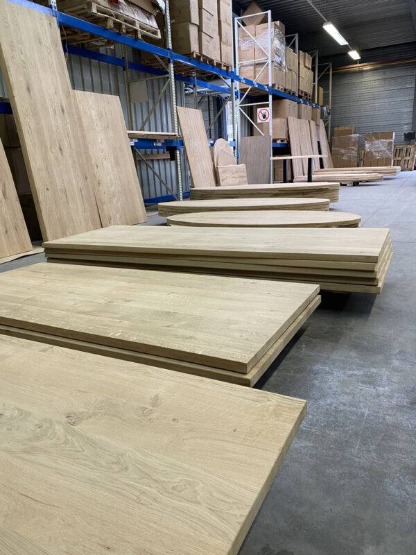 Aerts massief eiken, eettafel, ovaal + spinpoot, A-keuze - Afbeelding 16