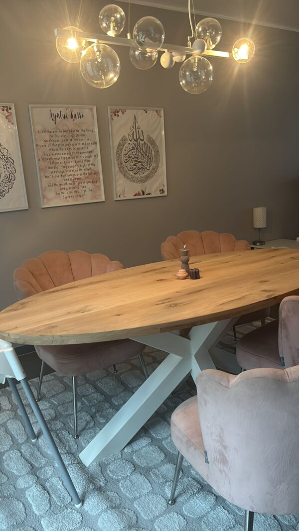 Aerts massief eiken, eettafel, ovaal + spinpoot, A-keuze - Afbeelding 111