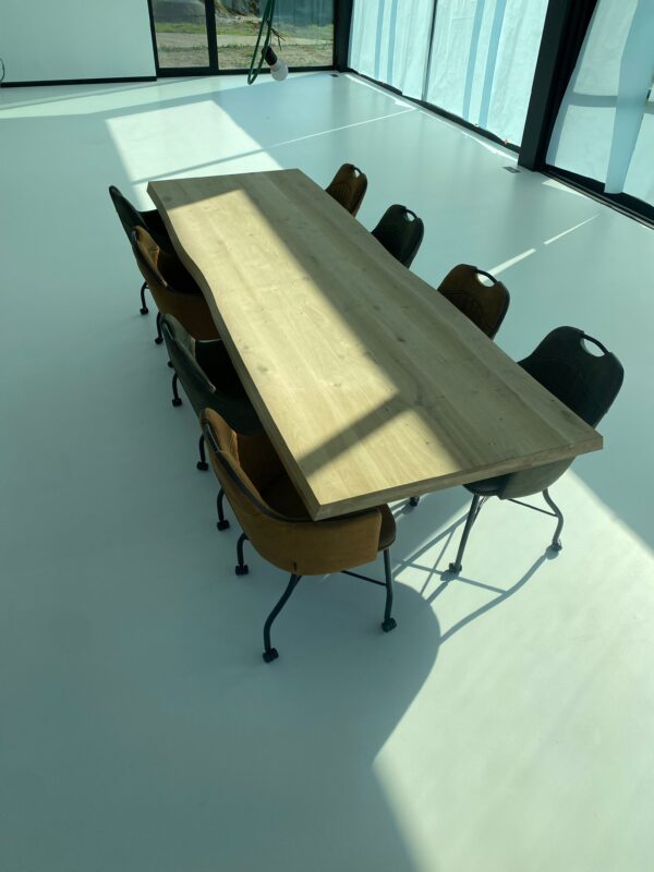 Aerts eiken eettafel 6 cm dik + spinpoot - Afbeelding 57