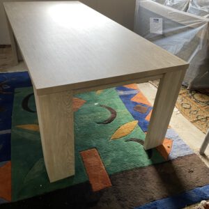 Eettafel naturelkleur 220 cm, krasvrij