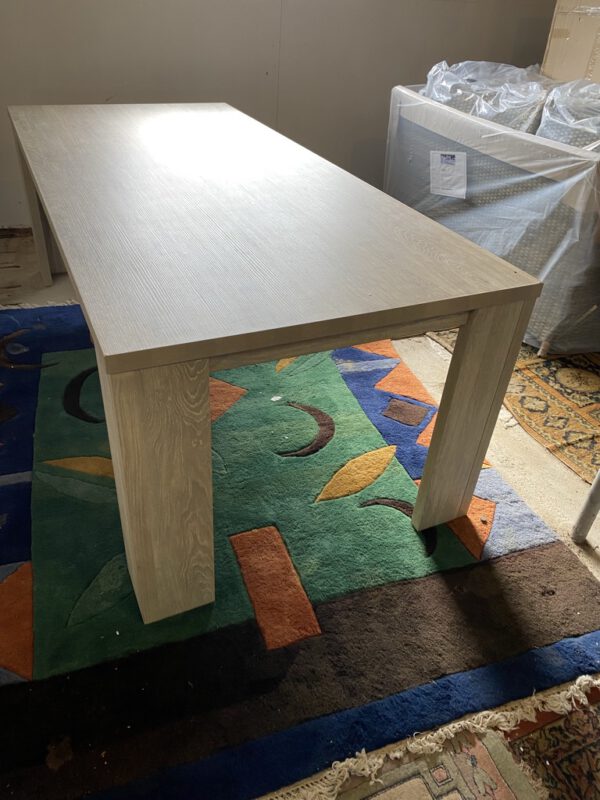 Eettafel naturelkleur 220 cm, krasvrij