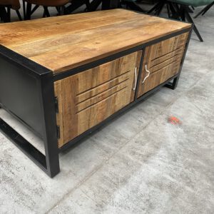 Frais salontafel mangohout + metaal