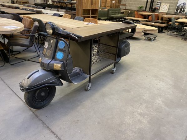 Urban scooter bar - wijnrek (nieuw)