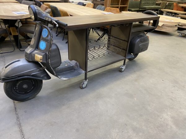 Urban scooter bar - wijnrek (nieuw) - Afbeelding 3