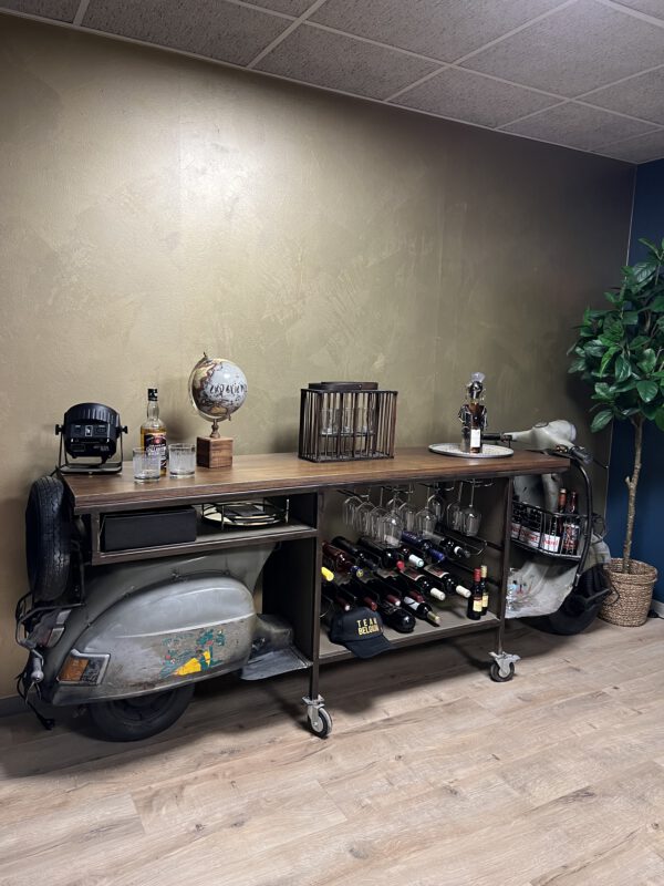 Urban scooter bar - wijnrek (nieuw) - Afbeelding 8