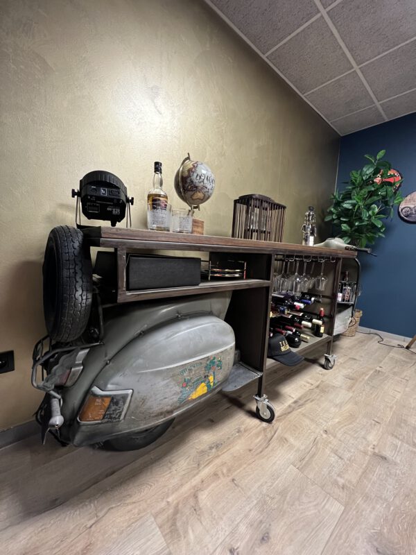 Urban scooter bar - wijnrek (nieuw) - Afbeelding 9