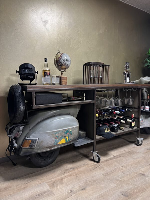 Urban scooter bar - wijnrek (nieuw) - Afbeelding 10