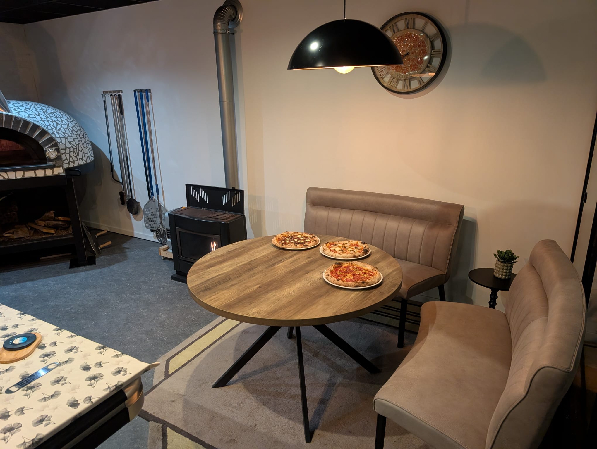 Ardennes eettafel rond, wild oak (nieuw, outlet) - Afbeelding 9