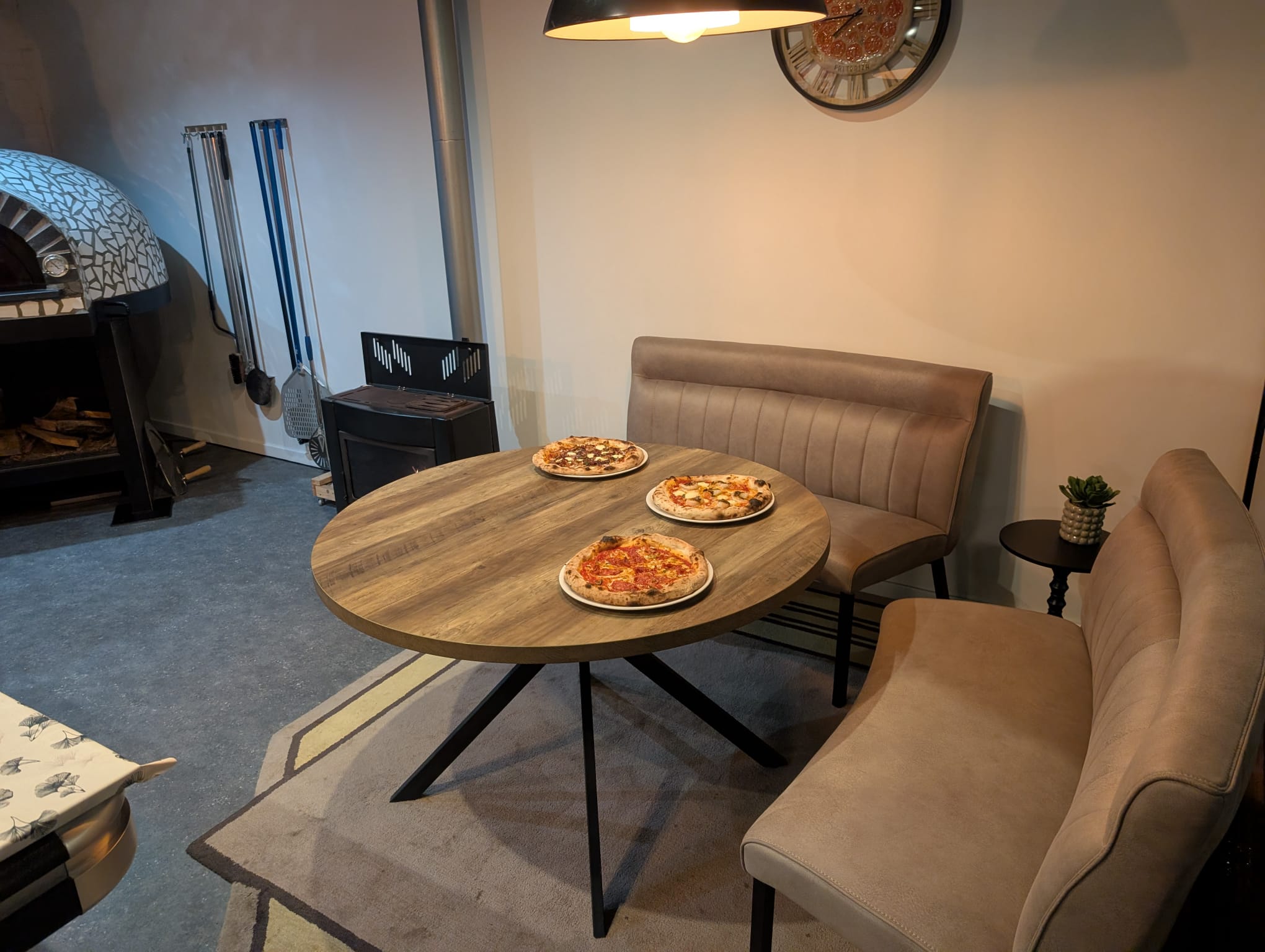 Ardennes eettafel rond, wild oak (nieuw, outlet) - Afbeelding 8