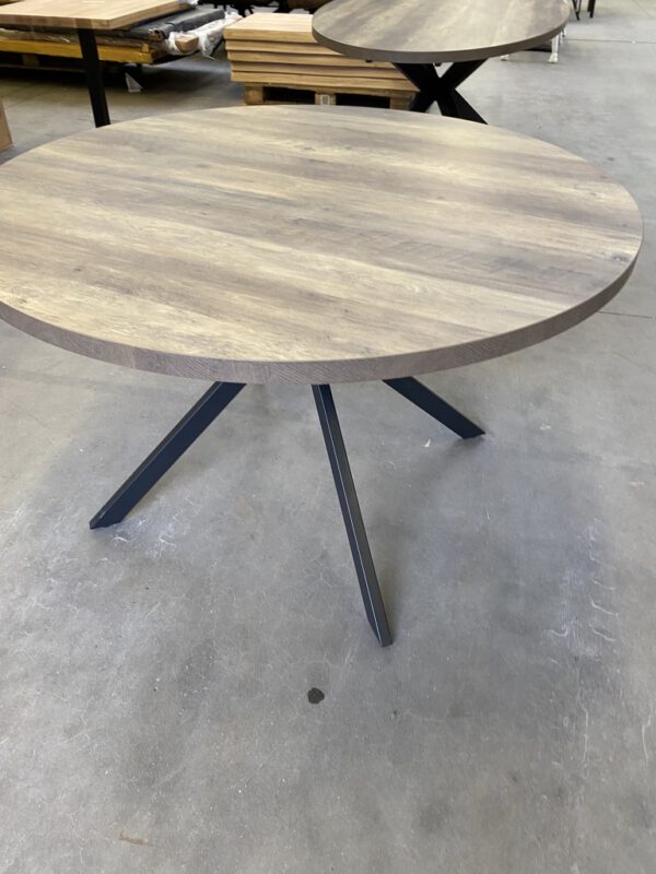 Ardennes eettafel rond, wild oak (nieuw, outlet) - Afbeelding 4