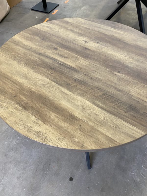 Ardennes eettafel rond, wild oak (nieuw, outlet) - Afbeelding 2