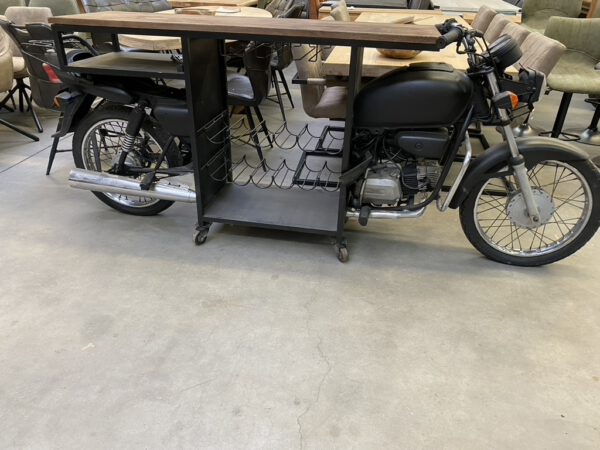 Rajdoot retro moto - wijnrek - Afbeelding 5