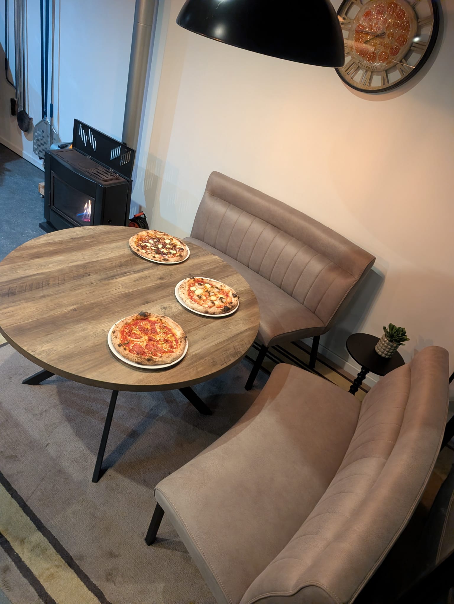 Ardennes eettafel rond, wild oak (nieuw, outlet) - Afbeelding 11