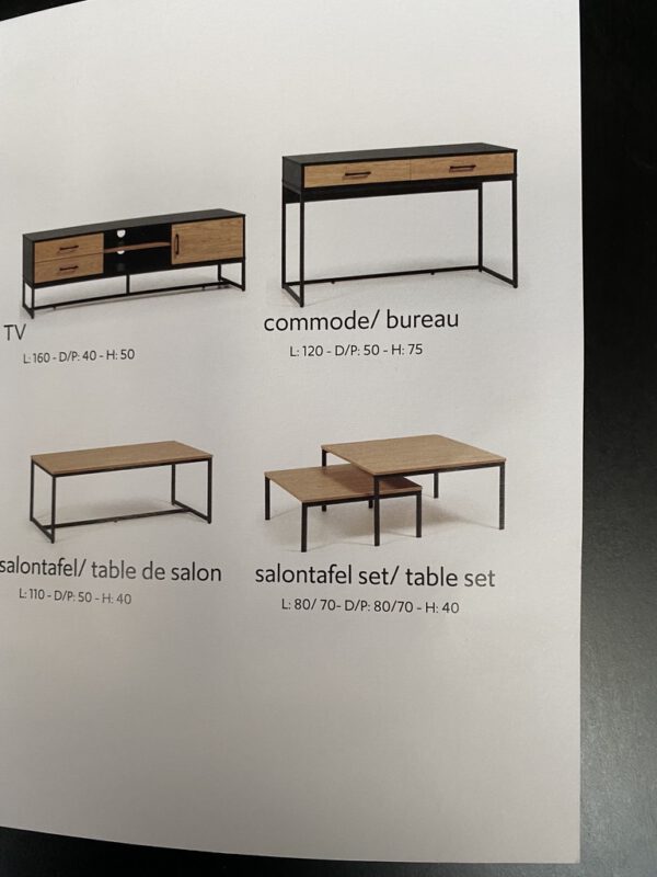 Soho eettafel, kleur Century oak - Afbeelding 5