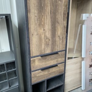 Parker bergkast, mokka + onyx