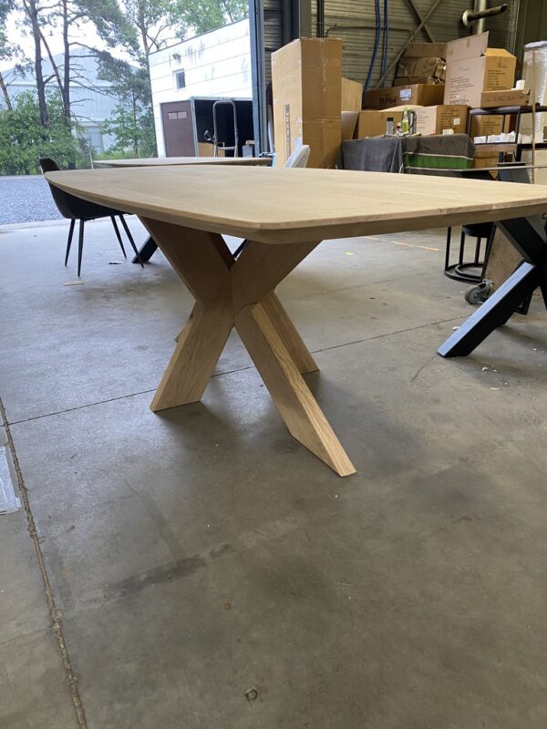 Aerts eiken, eettafel, Deens ovaal + spinpoot - Afbeelding 50