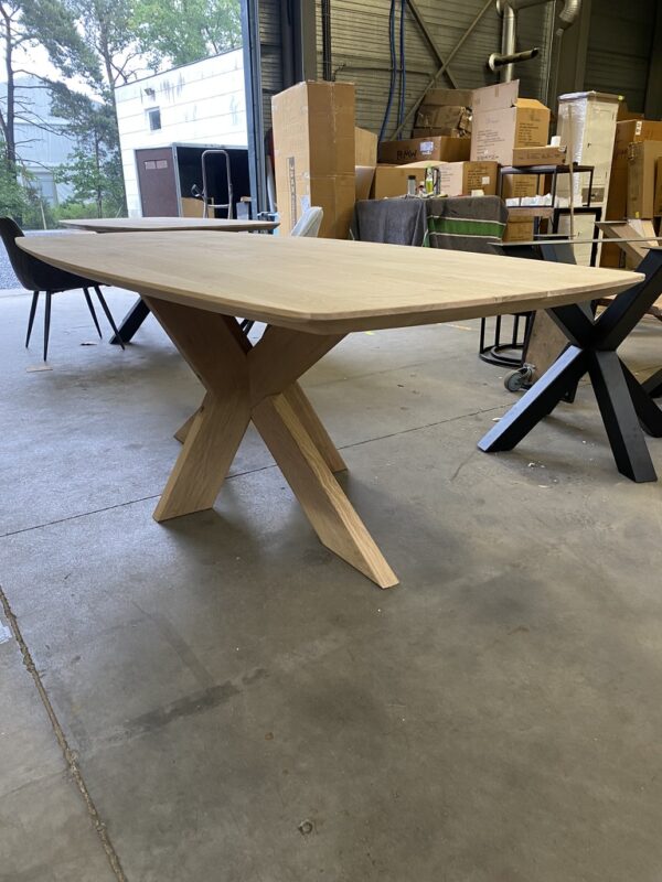 Aerts eiken, eettafel, Deens ovaal + spinpoot - Afbeelding 51