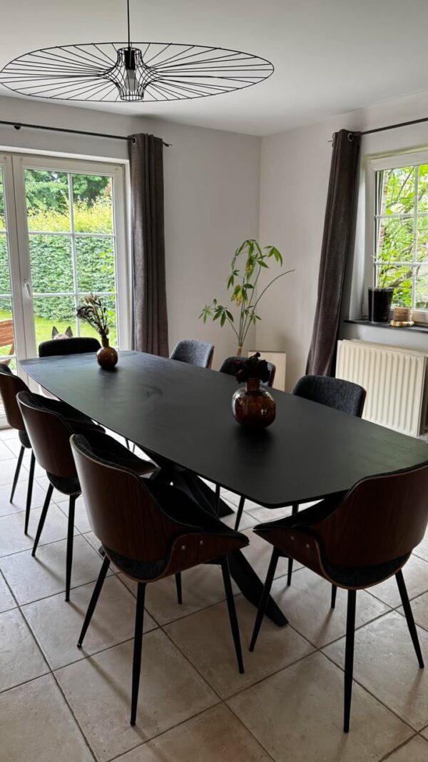 Aerts eiken, eettafel, Deens ovaal + spinpoot - Afbeelding 59