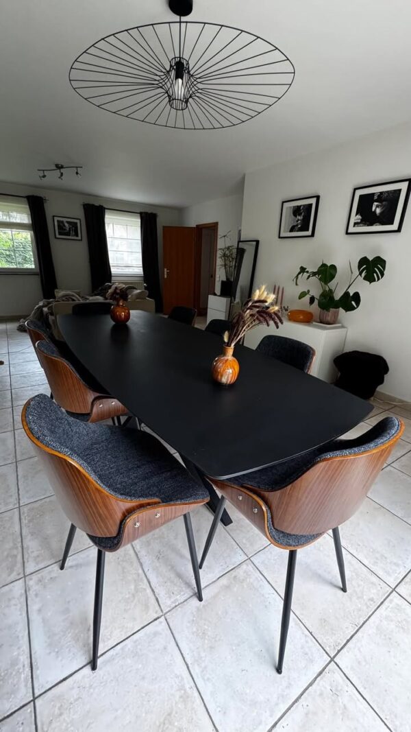 Aerts eiken, eettafel, Deens ovaal + spinpoot - Afbeelding 60