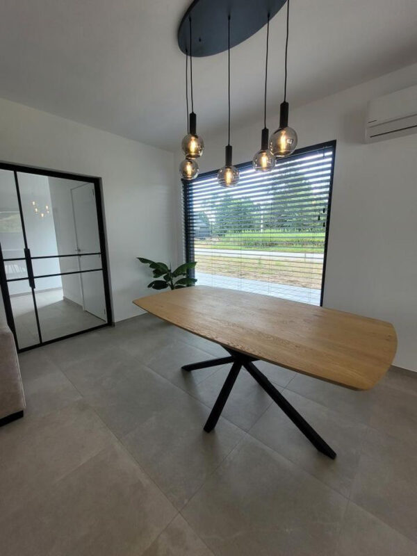 Aerts eiken, eettafel, Deens ovaal + spinpoot - Afbeelding 54