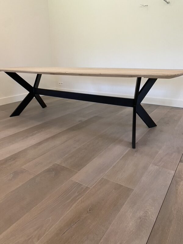 Aerts eiken, eettafel, Deens ovaal + spinpoot - Afbeelding 39