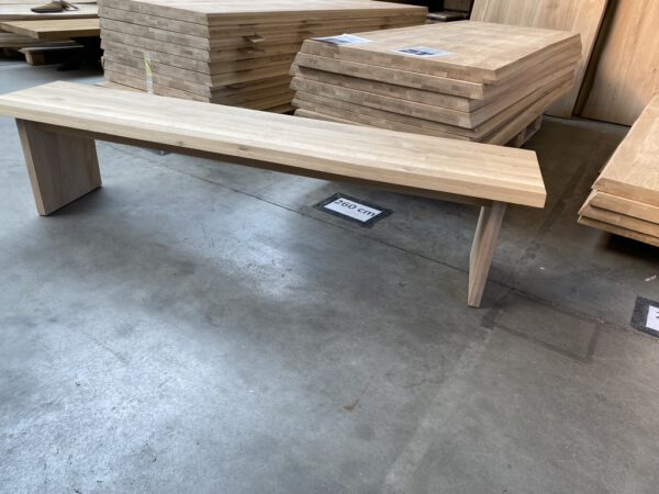 Aerts massief eiken eetkamerbank - Afbeelding 6