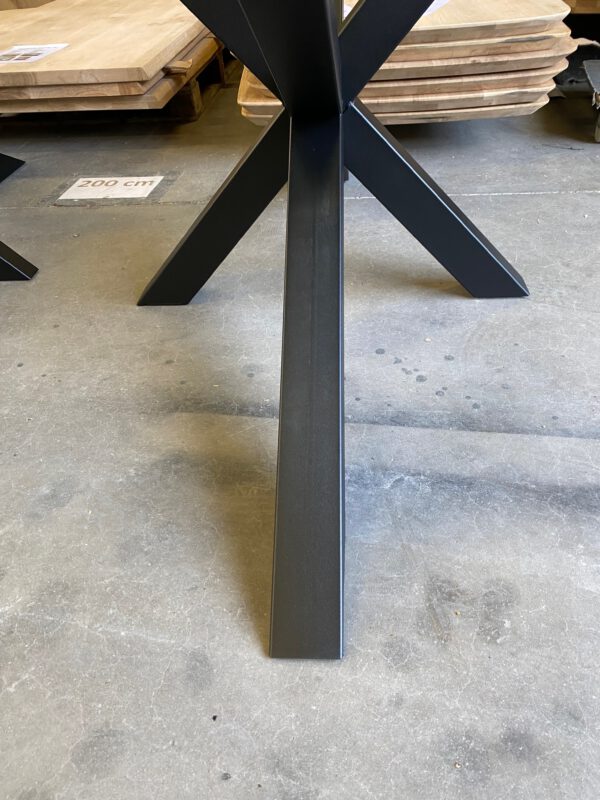 Aerts eiken, eettafel, Deens ovaal + spinpoot - Afbeelding 24