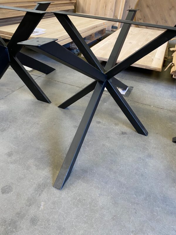 Aerts eiken, eettafel, Deens ovaal + spinpoot - Afbeelding 27