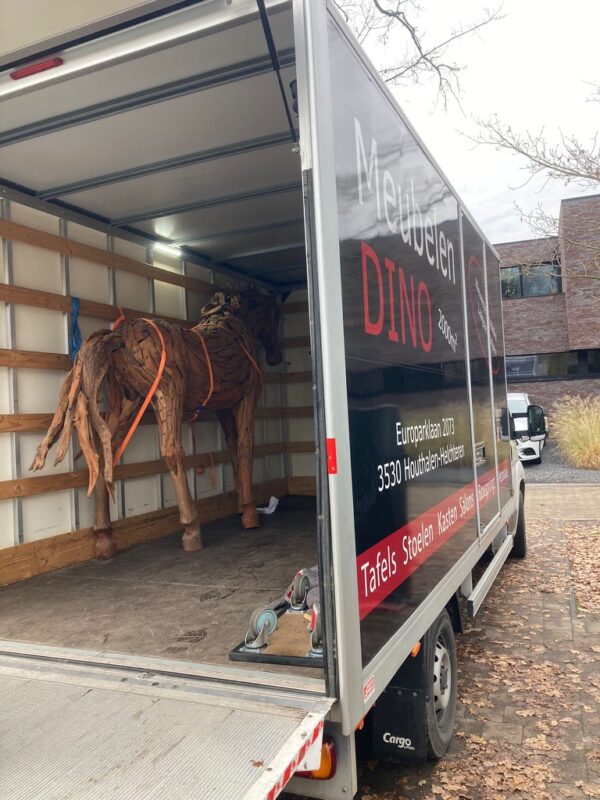 Paard uit teakhout - Afbeelding 17