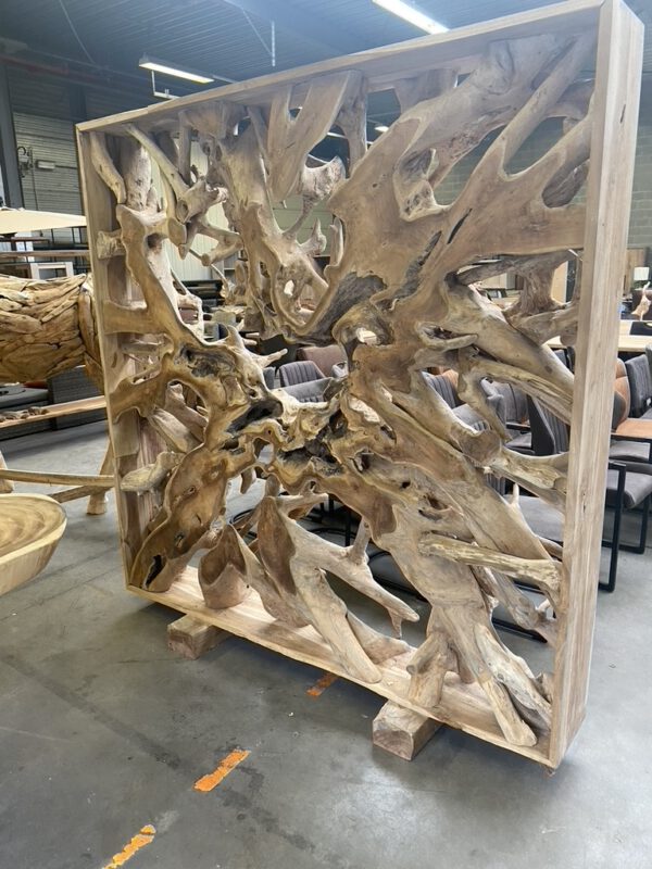 Houtsculptuur met kader - Afbeelding 6