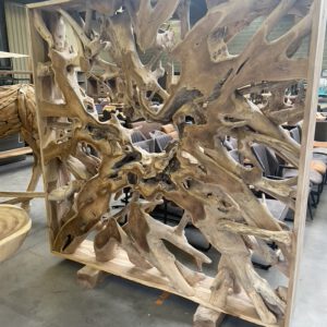 Houtsculptuur met kader